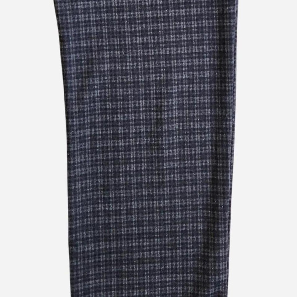 Calvin Klein grey plaid straight leg career trousers with pockets - Picture 5 of 6